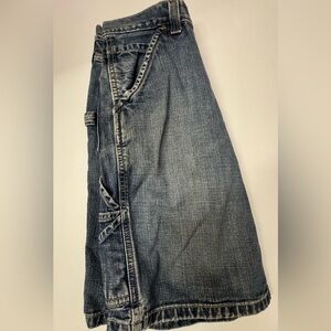 Old Navy Blue Painter's Jean Shorts